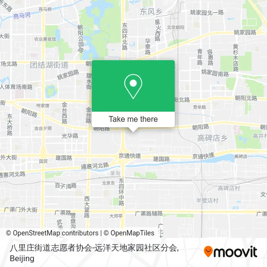 八里庄街道志愿者协会-远洋天地家园社区分会 map