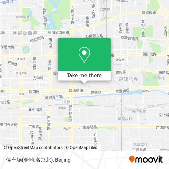 停车场(金地.名京北) map