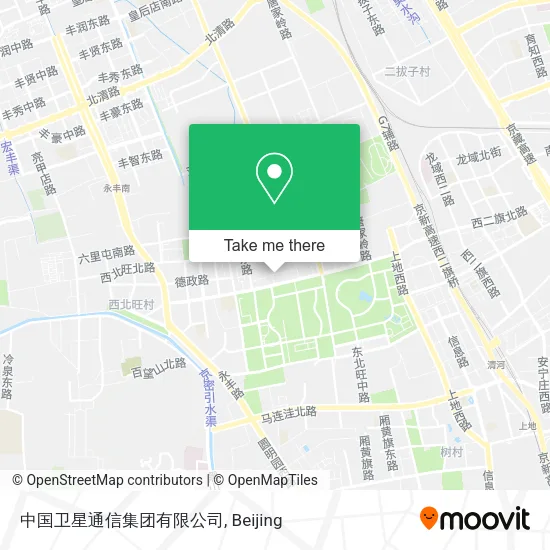 中国卫星通信集团有限公司 map