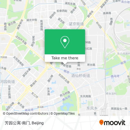 芳园公寓-南门 map
