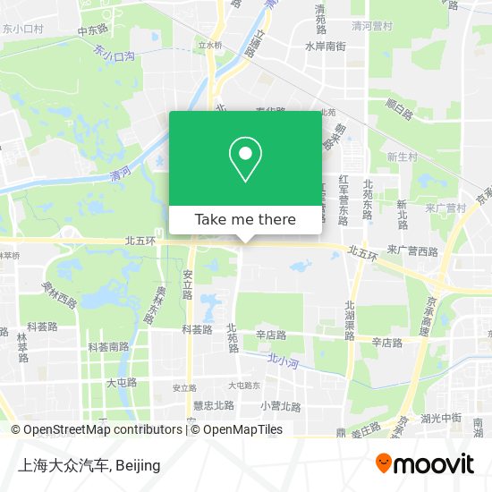 上海大众汽车 map