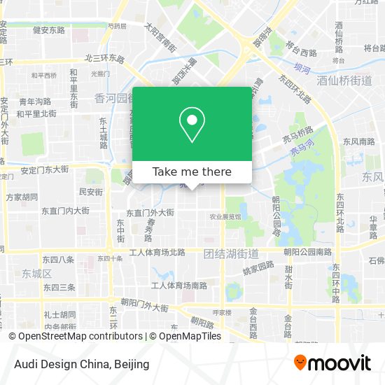 Audi Design China map