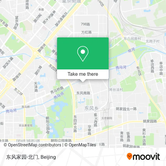 东风家园-北门 map