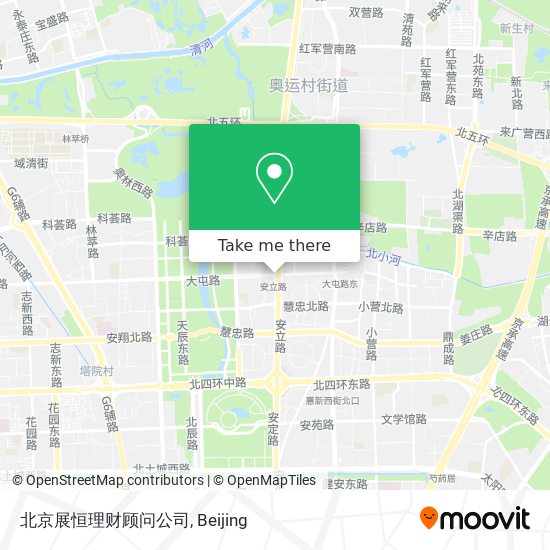 北京展恒理财顾问公司 map