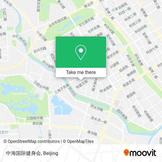 中海国际健身会 map