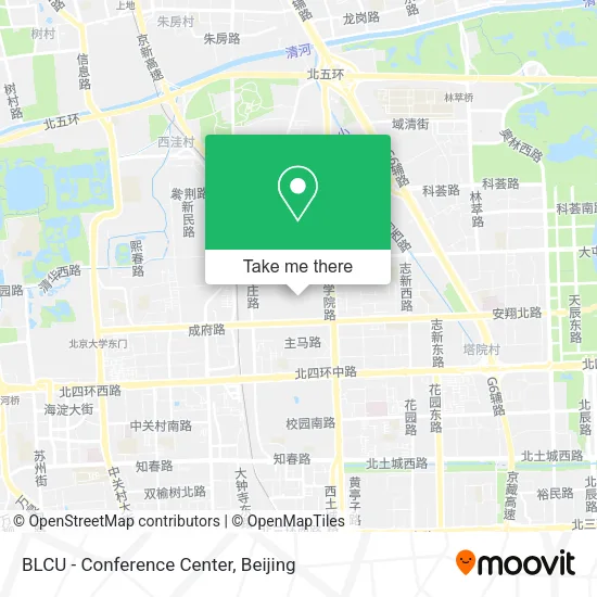 BLCU - Conference Center map