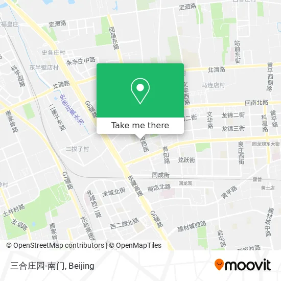 三合庄园-南门 map