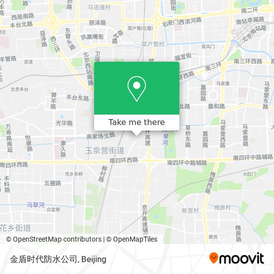 金盾时代防水公司 map