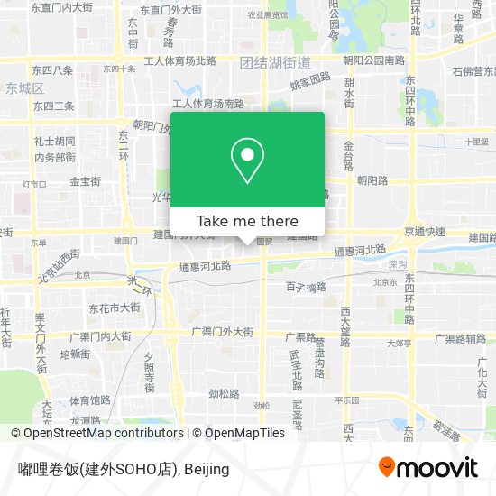 嘟哩卷饭(建外SOHO店) map