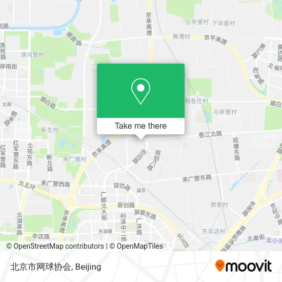 北京市网球协会 map