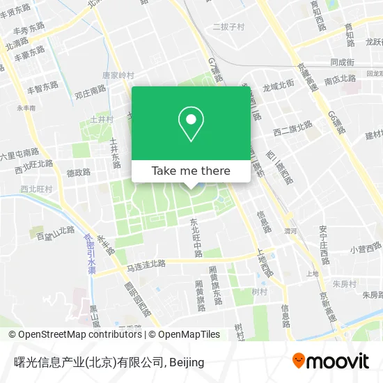 曙光信息产业(北京)有限公司 map