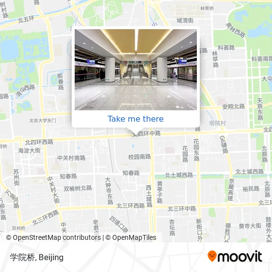 学院桥 map