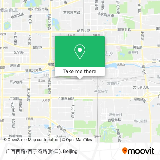 广百西路/百子湾路(路口) map