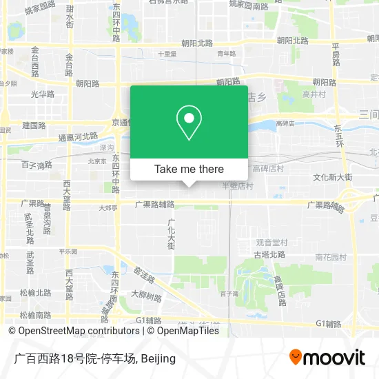 广百西路18号院-停车场 map