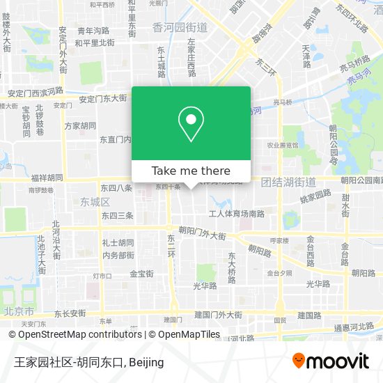 王家园社区-胡同东口 map