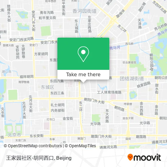 王家园社区-胡同西口 map