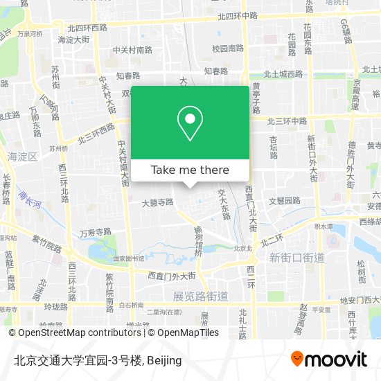 北京交通大学宜园-3号楼 map