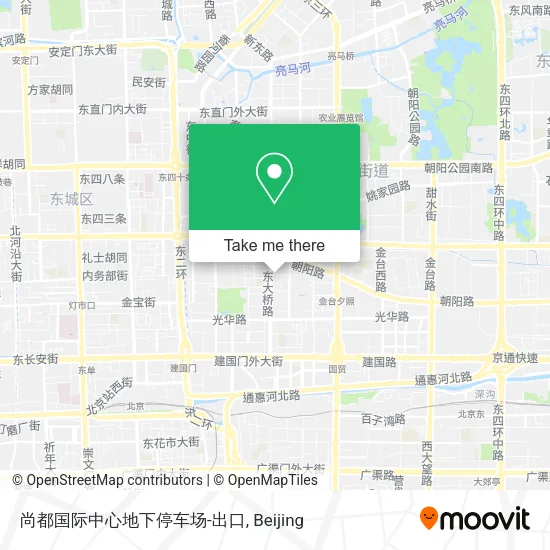 尚都国际中心地下停车场-出口 map