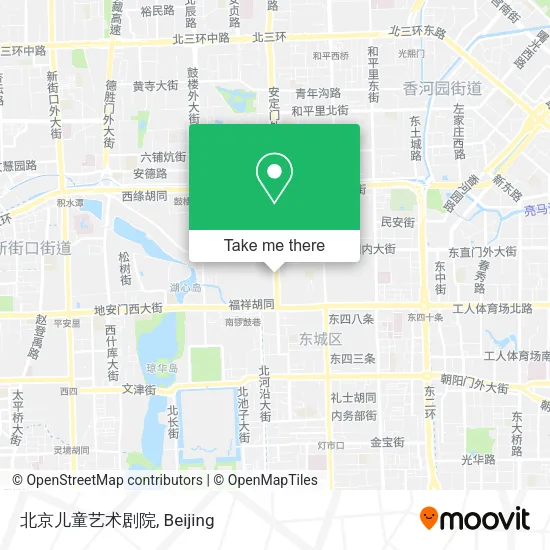 北京儿童艺术剧院 map