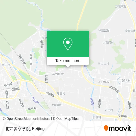 北京警察学院 map