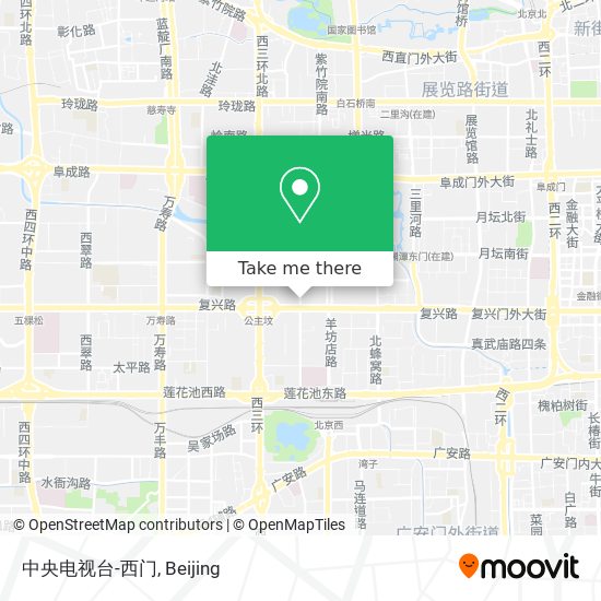 中央电视台-西门 map