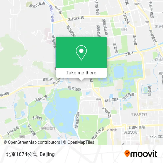 北京1874公寓 map
