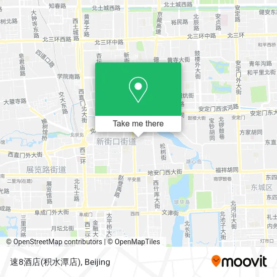 速8酒店(积水潭店) map