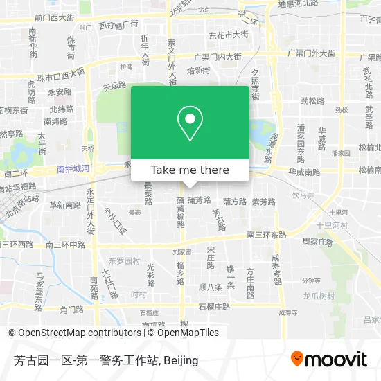 芳古园一区-第一警务工作站 map