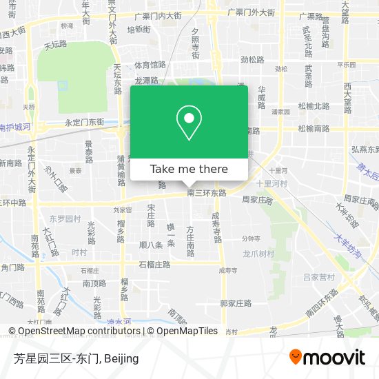 芳星园三区-东门 map