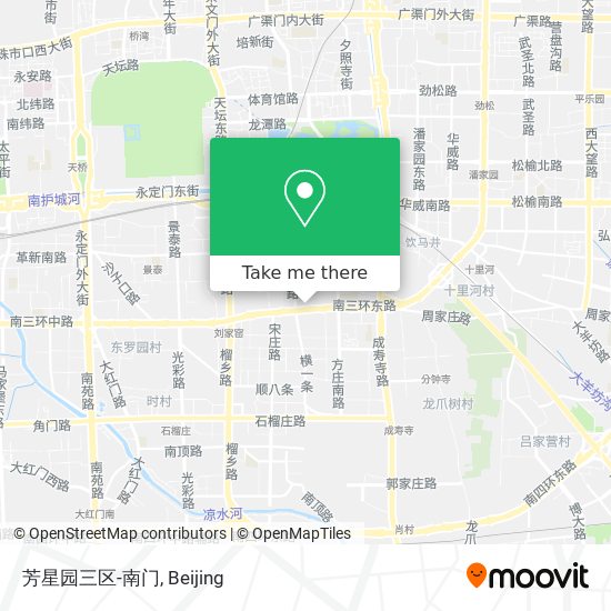 芳星园三区-南门 map