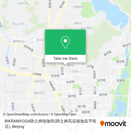 BIKRAMYOGA静之婵瑜伽馆(静之婵高温瑜伽昌平馆店) map