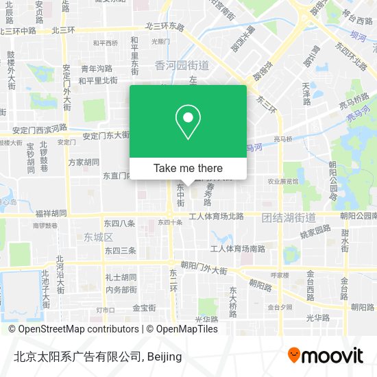 北京太阳系广告有限公司 map