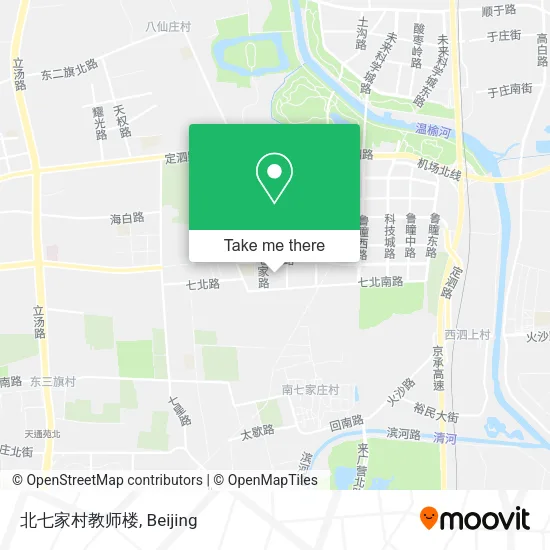 北七家村教师楼 map