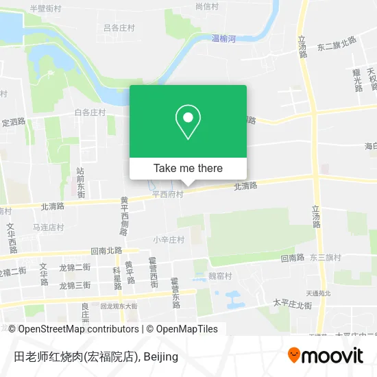 田老师红烧肉(宏福院店) map