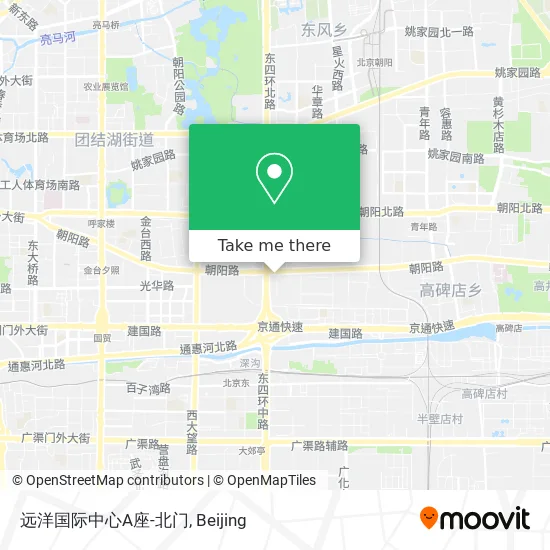 远洋国际中心A座-北门 map