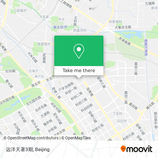 远洋天著3期 map