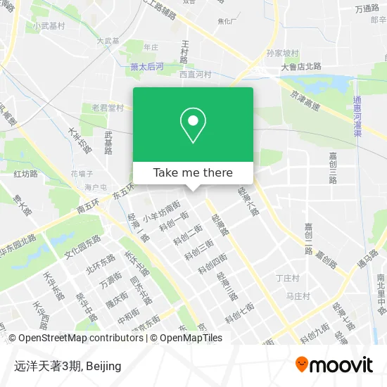 远洋天著3期 map