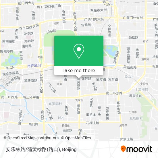 安乐林路/蒲黄榆路(路口) map