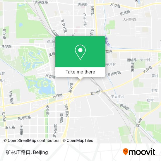 矿林庄路口 map
