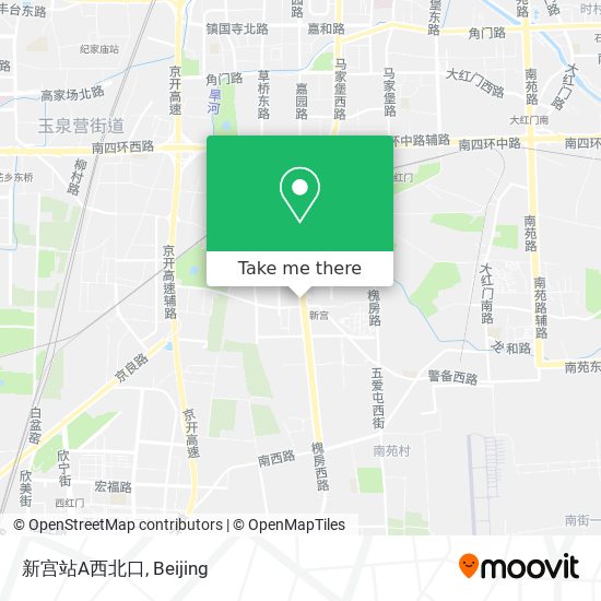 新宫站A西北口 map