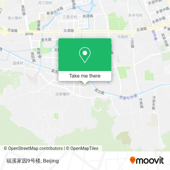 福溪家园9号楼 map