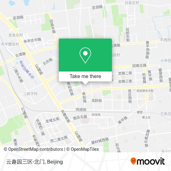 云趣园三区-北门 map