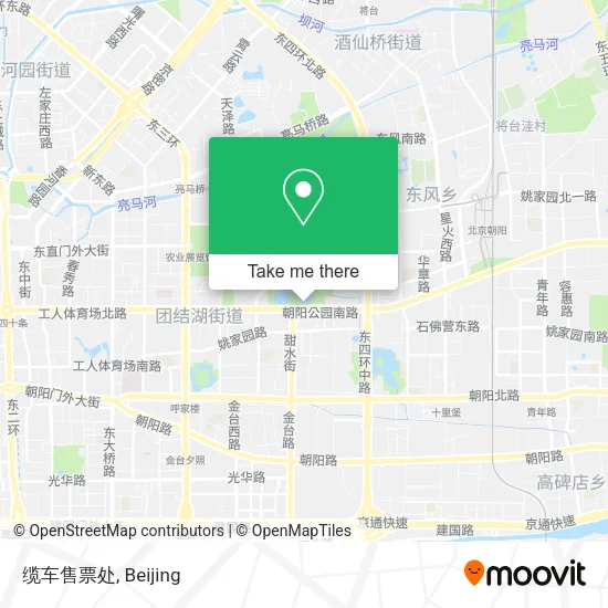 缆车售票处 map