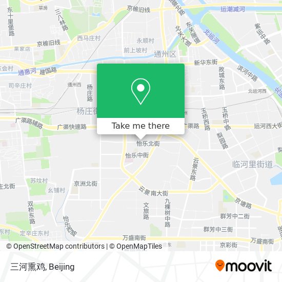 三河熏鸡 map