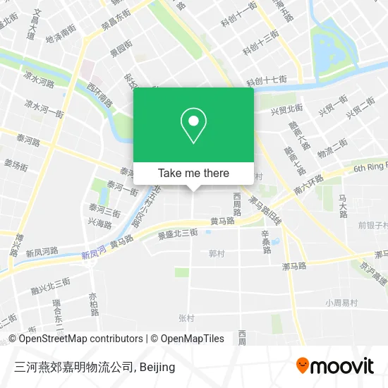 三河燕郊嘉明物流公司 map