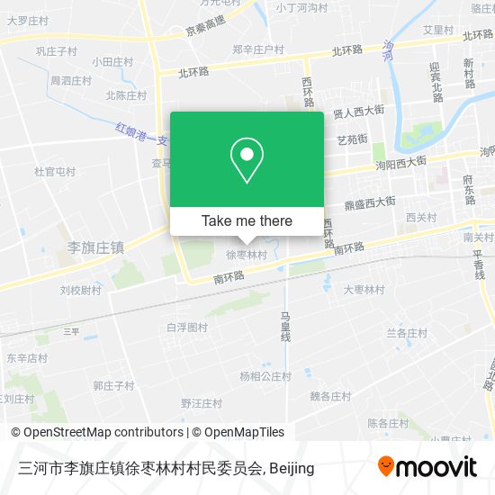 三河市李旗庄镇徐枣林村村民委员会 map