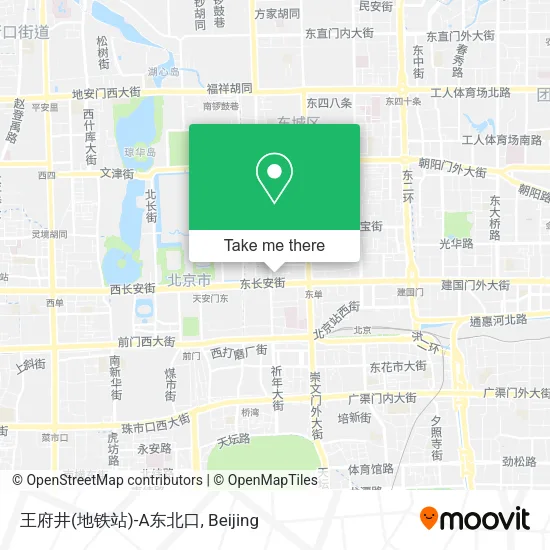 王府井(地铁站)-A东北口 map