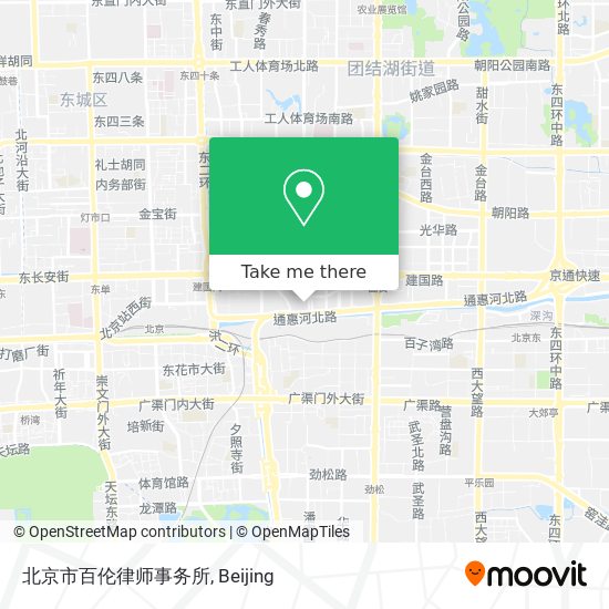 北京市百伦律师事务所 map