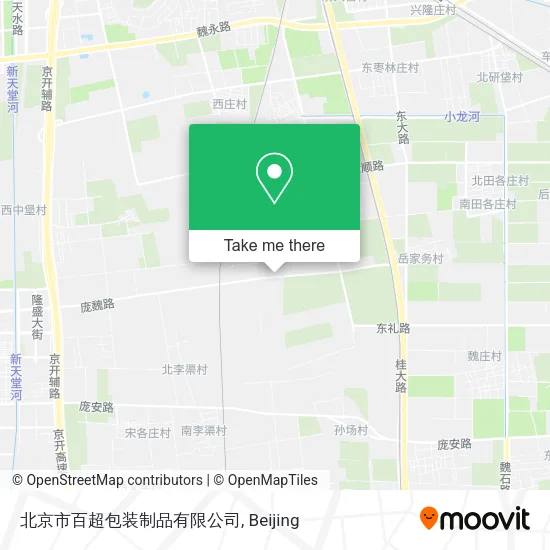 北京市百超包装制品有限公司 map