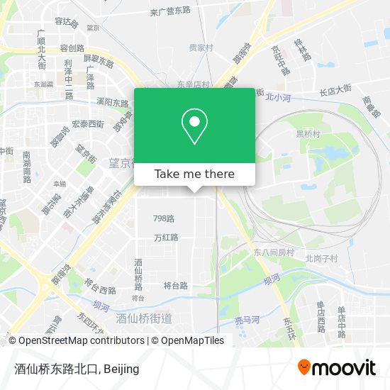 酒仙桥东路北口 map
